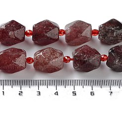 Natural Strawberry Quartz Beads Strands&nbsp;G-C182-14-02