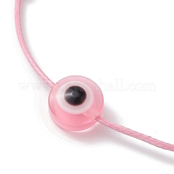 Resin Evil Eye Braided Bead Bracelet&nbsp;BJEW-JB09961
