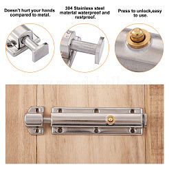 304 Stainless Steel Spring Locks Set&nbsp;SW-TAC0001-22B-P