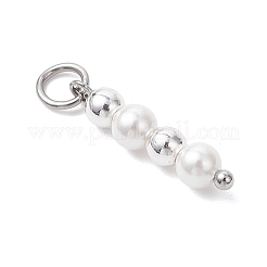 Shell Pearl with Synthetic Non-magnetic Hematite Pendants&nbsp;PALLOY-JF04716