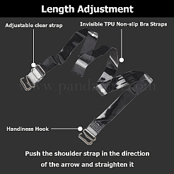 10 Pairs TPU Non-slip Bra Straps&nbsp;DIY-CY0003-14B