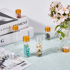 32Pcs 2 Colors Clear Glass Bottles Bead Containers&nbsp;CON-SC0001-13B