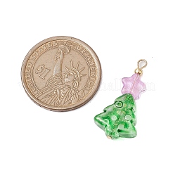 Star Transparent Glass Charms&nbsp;PALLOY-JF02751