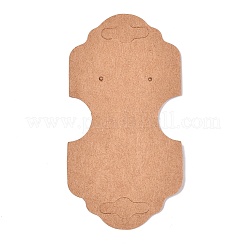Folding Kraft Paper Jewelry Display Cards with Hanging Hole&nbsp;CDIS-T004-09