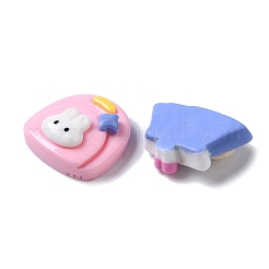 Rabbit/Baby Bottle/Lollipop Opaque Resin Decoden Cabochons&nbsp;CRES-P031-C