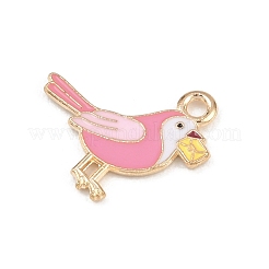 Valentine's Day Alloy Enamel Pendants&nbsp;ENAM-I084-01KCG-06