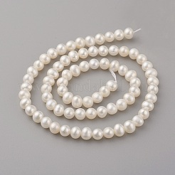 Natural Cultured Freshwater Pearl Beads Strands&nbsp;PEAR-G007-31