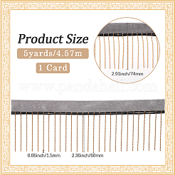Polyester Lace Trims&nbsp;SRIB-WH20020-050G