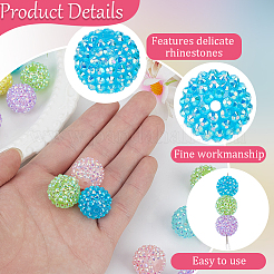 Resin Rhinestone Beads&nbsp;RESI-PA0001-44A