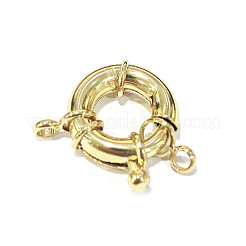 Rack Plating Brass Spring Clasps&nbsp;LS-KK-D399-B-G-NF