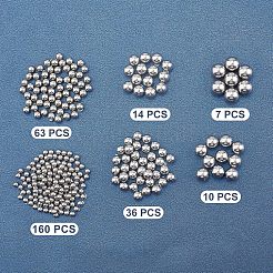 304 Stainless Steel Beads&nbsp;STAS-UN0021-08P