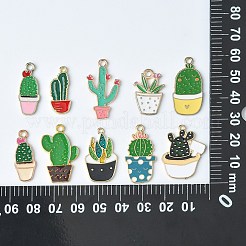 30Pcs 10 Styles Alloy Pendants&nbsp;ENAM-CJ0003-01