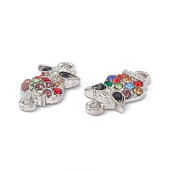 Alloy Rhinestones Connector Charms&nbsp;FIND-A024-53P