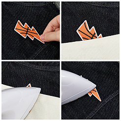 16Pcs 8 Colors Lightning Hotfix Patches&nbsp;PATC-HS0001-06
