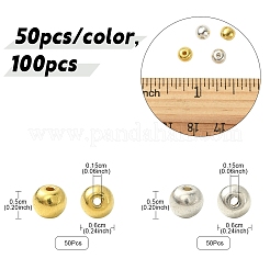 100Pcs 2 Colors Alloy Beads&nbsp;FIND-YW0004-05