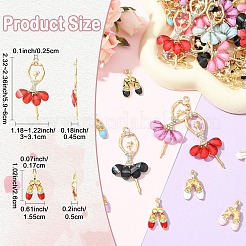 24Pcs 12 Styles Alloy Big Pendants&nbsp;FIND-YW0011-99