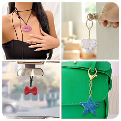 5Pcs 5 Styles Handmade Polymer Clay Pendants&nbsp;RB-BT0001-05D