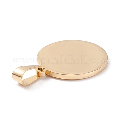 Ion Plating(IP) 304 Stainless Steel Flat Round&nbsp;STAS-L123-32G