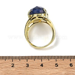 Brass Cuff Open Rings&nbsp;RJEW-D347-03G-18