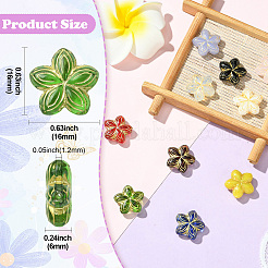 10Pcs 10 Colors Handmade Lampwork Beads&nbsp;LAMP-CJ0002-84