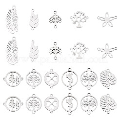 22Pcs 11 Style Stainless Steel Links Connectors&nbsp;STAS-BY0001-03