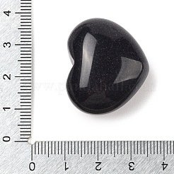 Synthetic Blue Goldstone Love Heart Stone&nbsp;G-I367-03K