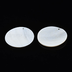 Natural Freshwater Shell Pendants&nbsp;SHEL-N026-178