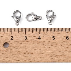 Tarnish Resistant 304 Stainless Steel Lobster Claw Clasps&nbsp;STAS-M262-01-12mm