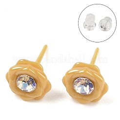 Hypoallergenic Bioceramics Zirconia Ceramic Stud Earrings&nbsp;EJEW-C111-10E