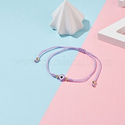 Resin Evil Eye Braided Bead Bracelet&nbsp;BJEW-JB08491