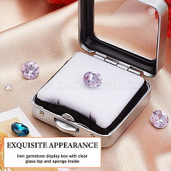 Iron Loose Diamnond Gemstone Display Boxes&nbsp;CON-WH0088-19A-02