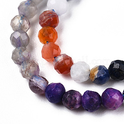 Natural Mixed Gemstone Beads Strands&nbsp;G-D080-A01-02-04