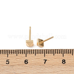 Brass Stud Earrings for Women&nbsp;EJEW-G441-02G