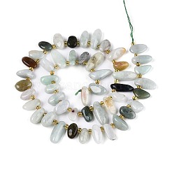 Natural Myanmar Jade Beads Strands&nbsp;G-Z091-A28