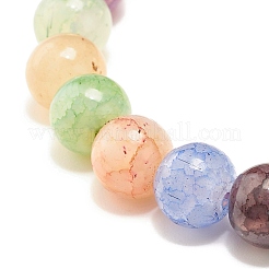 8.5MM Imitation Gemstone Glass Round Beads Stretch Bracelet for Women&nbsp;X-BJEW-JB07415