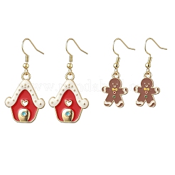 2 Pairs 304 Stainless Steel Dangle Earrings&nbsp;EJEW-JE06599