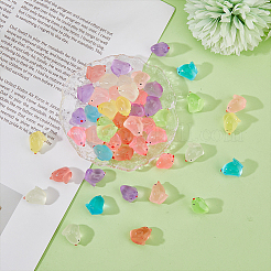 120Pcs 8 Colors Luminous Resin Chick Display Decoration&nbsp;RESI-DC0001-29