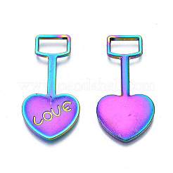 Rainbow Color Alloy Pendants&nbsp;PALLOY-N156-193-NR