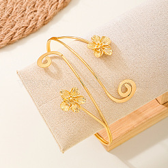 Alloy Upper Arm Cuff Bangles for Women&nbsp;WGB484A-01