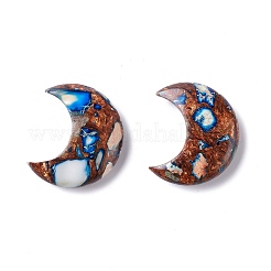 Assembled Synthetic Bronzite and Imperial Jasper Cabochons&nbsp;G-K317-B06