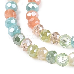 Electroplate Glass Beads Strands&nbsp;GLAA-T023-A16-07