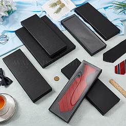 Paper Cardboard Tie Storage Boxes&nbsp;CON-WH0107-64B