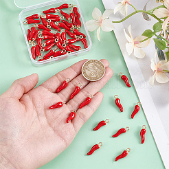 50Pcs Alloy Enamel Pendants&nbsp;ENAM-ME0001-02