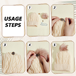 16Pcs 8 Styles Polyester Pom Pom Balls&nbsp;DIY-PH0032-52