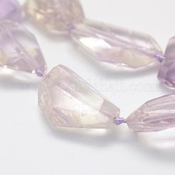 Natural Amethyst Beads Strands&nbsp;G-L464-10