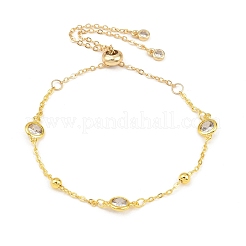 Brass Cable Chains Slider Bracelets&nbsp;BJEW-JB11813