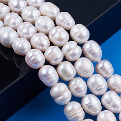 Natural Cultured Freshwater Pearl Beads Strands&nbsp;X-PEAR-N012-09B