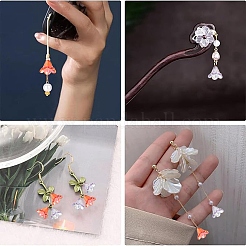 Transparent Acrylic Bead Caps&nbsp;TACR-YW0002-39