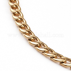 304 Stainless Steel Curb Chains Necklaces&nbsp;NJEW-JN03280-01