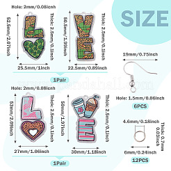 DIY Earring Making Kits&nbsp;DIY-TA0015-75
